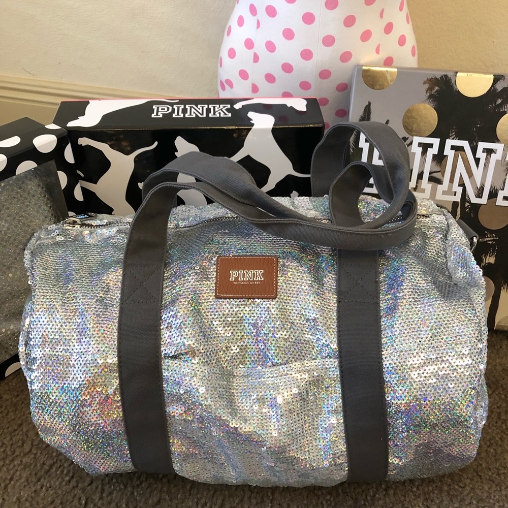 COPY - HTF PINK BLING DUFFLE